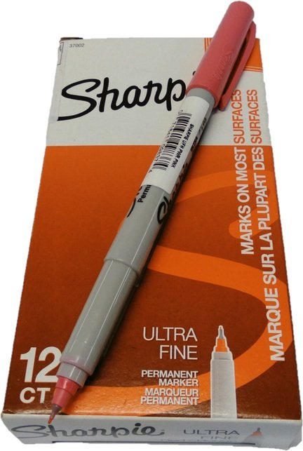 MICROFIBRA SHARPIE PERM UF P/METAL ROSA x 12 U.