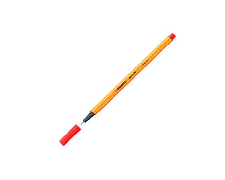 MICROFIBRA STABILO POINT 88/40 xUND ROJO