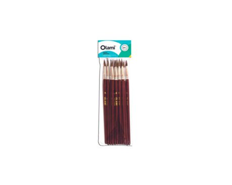 PINCEL OLAMI ESCOLAR Nº 7 x 12 U. REDONDO PONY