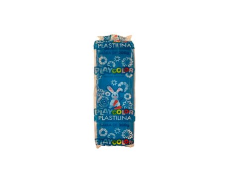 PLASTILINA PLAYCOLOR BARRA x 200 GS NEGRO