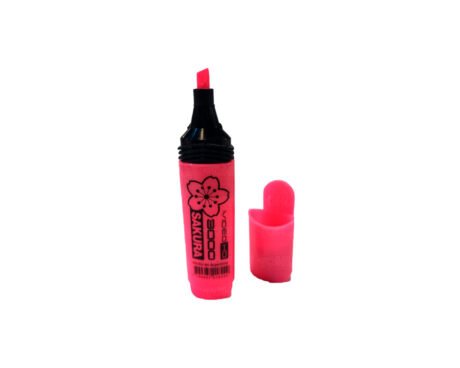 RESALTADOR SAKURA VIDEO 3000 ROSA x 12 u.