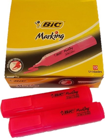 RESALTADOR BIC MARKING VERDE x 10 U.