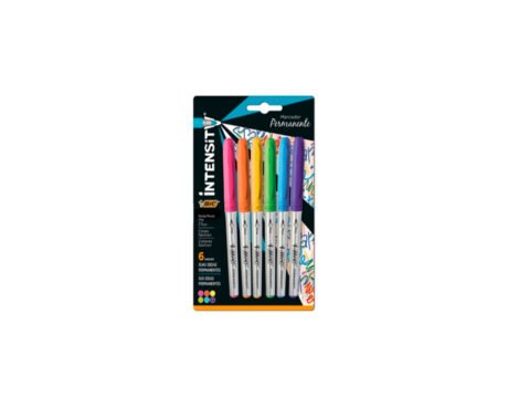 MARCADOR BIC INTENSITY x 6 U. FASHION 907976/9310698