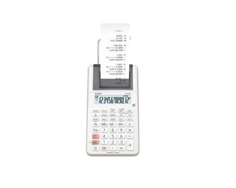 CALCULADORAS CASIO HR-8RC MINI IMPRESORA BLANCA