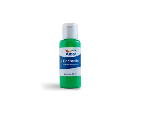ACRILICO DECORALBA 453 x60ML. VERDE MANZANA -NUEVO-