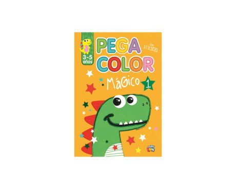 LIBROS SCHOOL FUN PLOW LIST-376 PEGA COLOR C/STICKERS MAGICO 1