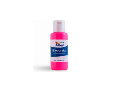 ACRILICO DECORALBA 406 x60ML. ROSA FLUO