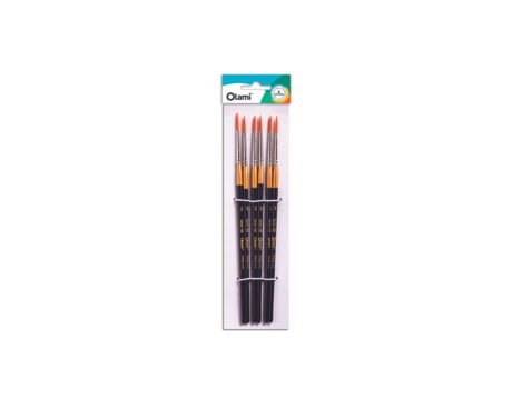 PINCEL OLAMI PI120 Nº1 x 6 U. REDONDO