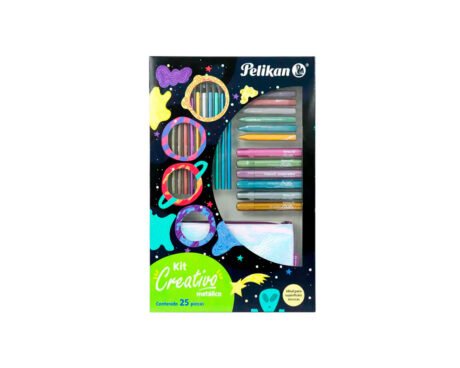 KIT PELIKAN CREATIVO METALICO X 25 UNID.