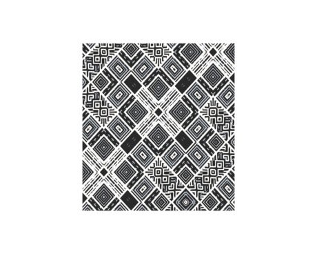 PAPEL BOBINA MURESCO 60x150 -3627-2- AZTECA PLATA/NEGRO