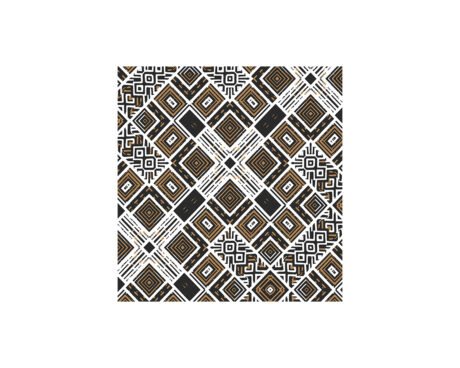 PAPEL BOBINA MURESCO 60x150 -3627-3- AZTECA DORADO/NEGRO