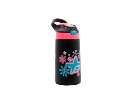 BOTELLA FOOTY ACERO INOX BOTERM173/2 TERMICA NEGRA