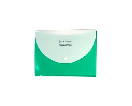 SOBRE LAMA OFFICE CH318A5 A5 VERDE C/BOTON
