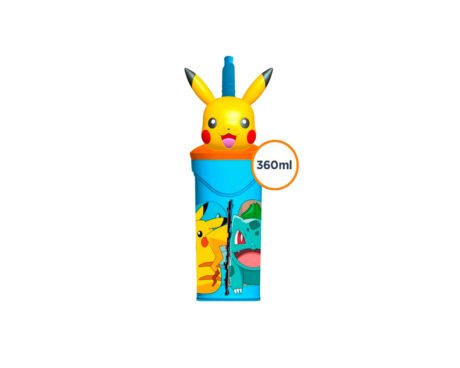 VASO WABRO 1036 360ML POKEMON 3D