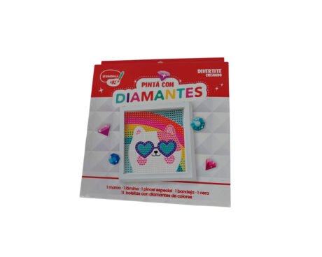 SET SIMBALL PINTA CON DIAMANTES PERRO
