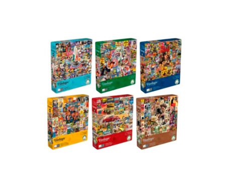 JUGUETE PUZZLE VINTAJE 550P 6 MODELOS KIP007